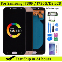 Ekran Super Amoled LCD dla Samsunga, Galaxy J7 Pro 2017 J730 J730F wyświetlacz LCD i ekran dotykowy, digitizer, montaż 1
